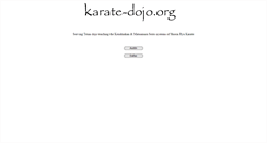 Desktop Screenshot of karate-dojo.org